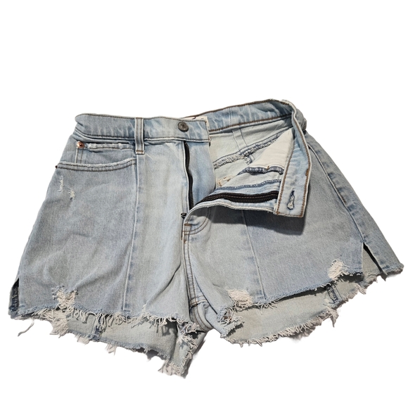Women's Distressed Denim Shorts (New) - Picture 4 of 5